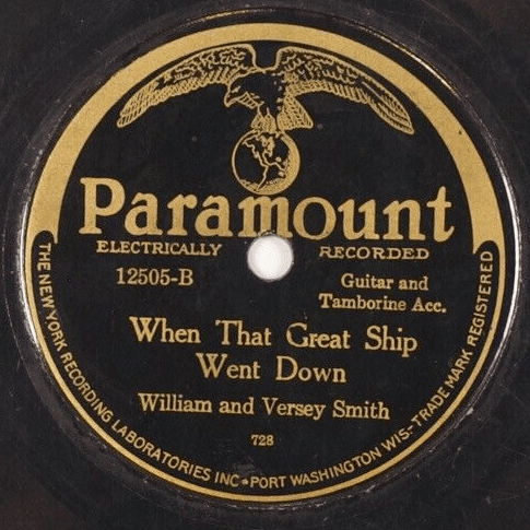 When That Great Ship Went Down by William & Versey Smith
