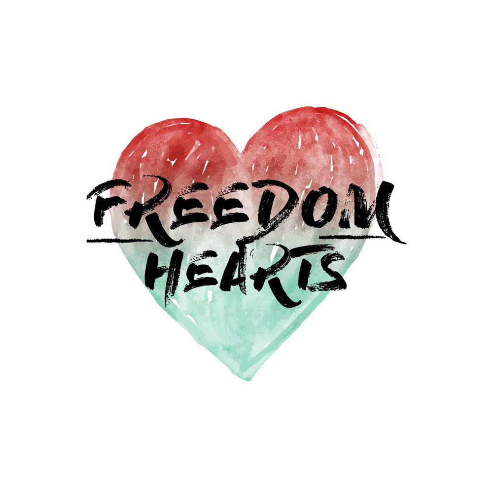 Album cover art for "Freedom Hearts" by Olivia Garcia (UK)