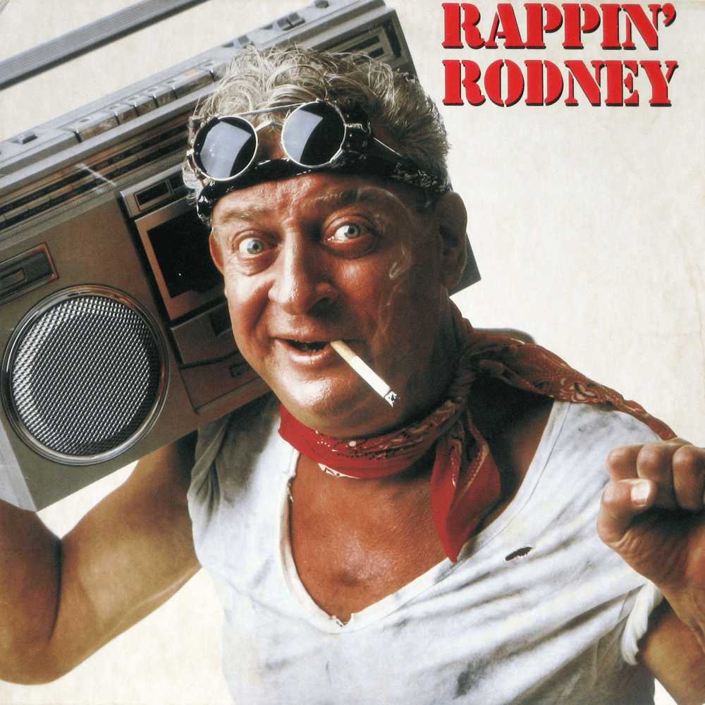 Album cover art for "Rappin’ Rodney" by Rodney Dangerfield