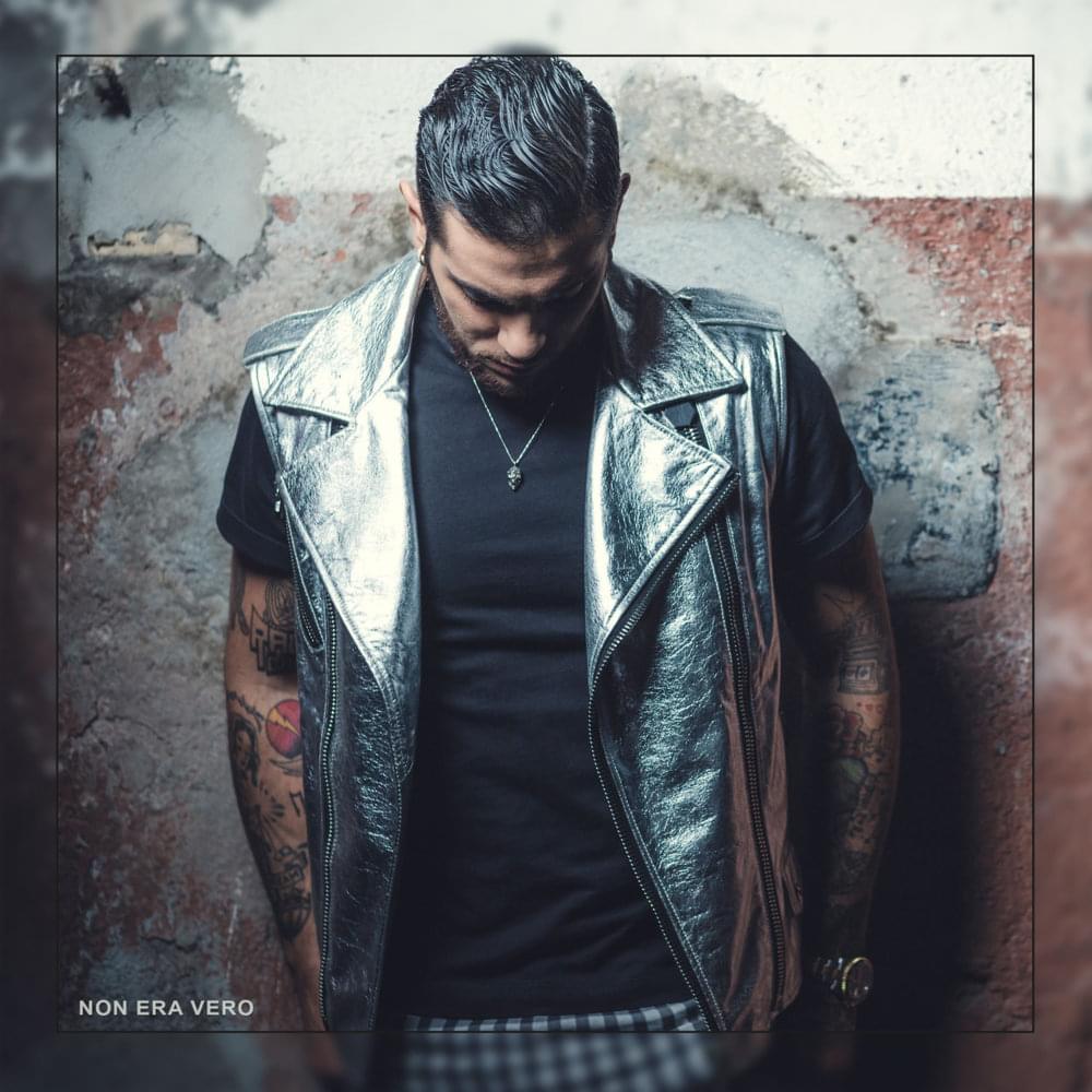 Album cover art for "Non era vero" by Emis Killa
