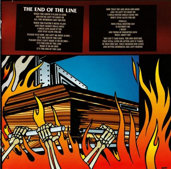 Album cover art for "The End of the Line" by The Offspring