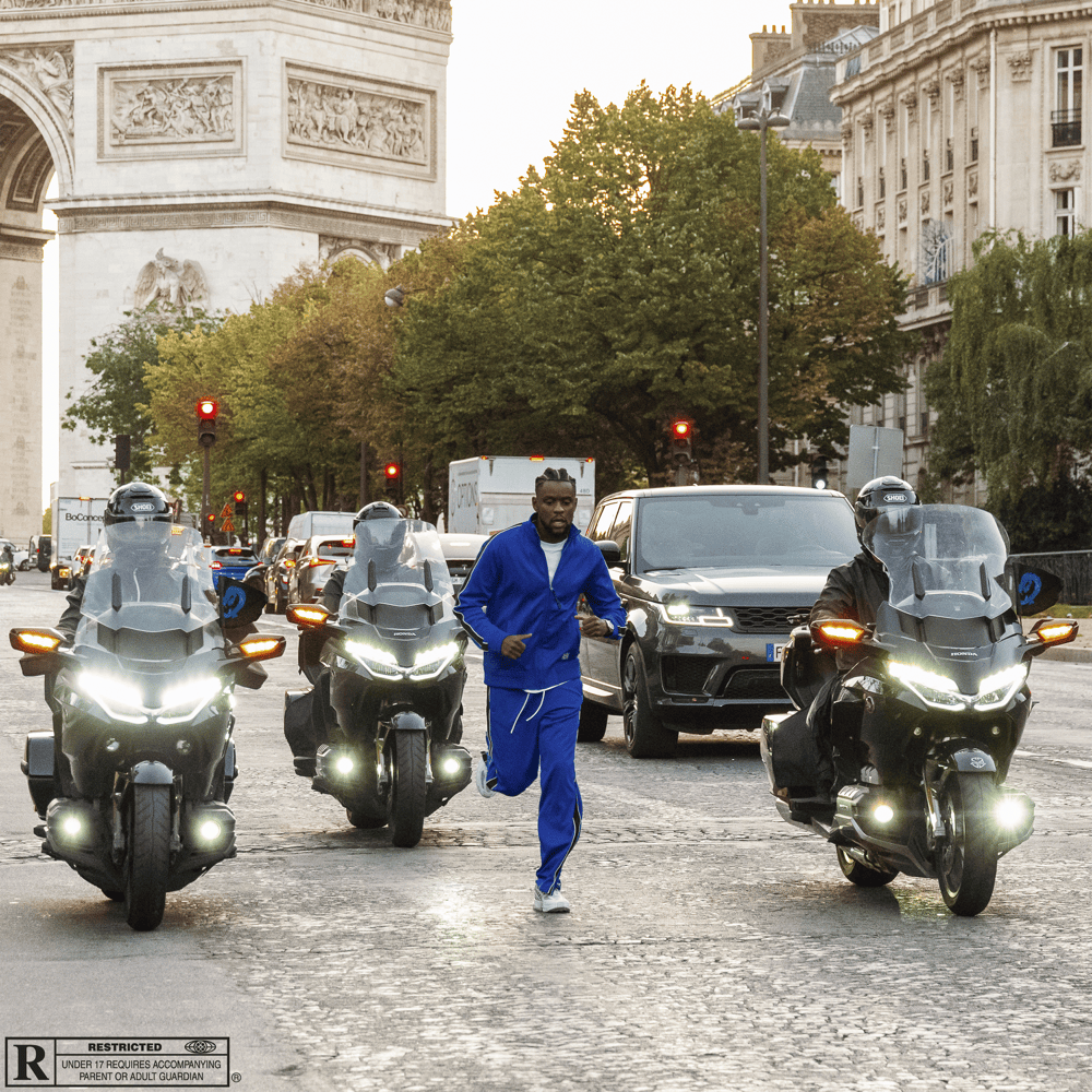 Album cover art for "ON DÉGAINE" by Saamou