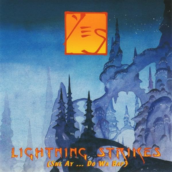 Album cover art for "Lightning Strikes" by Yes