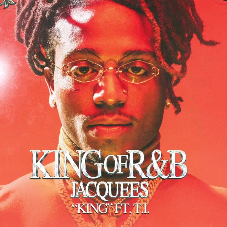 Album cover art for "King" by Jacquees & T.I.