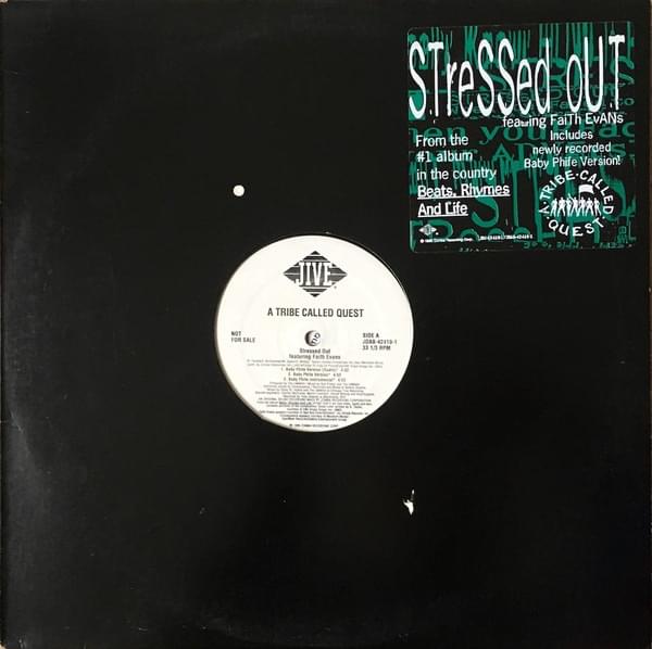 Album cover art for "Stressed Out (Baby Phife Version)" by A Tribe Called Quest & Consequence & Faith Evans