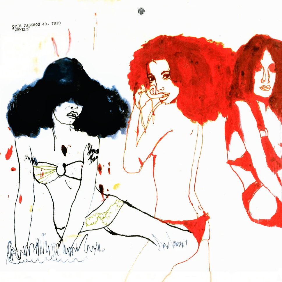 Album cover art for "Bitches Brew" by Otis Jackson Jr. Trio