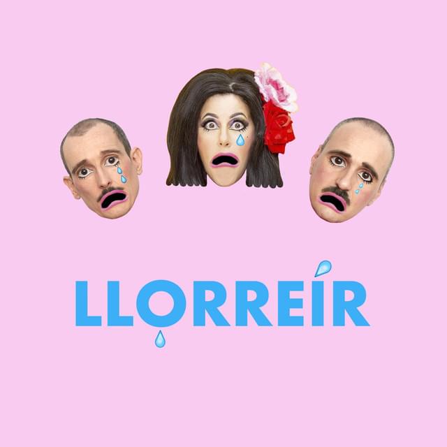 Album cover art for "Llorreír" by Hidrogenesse
