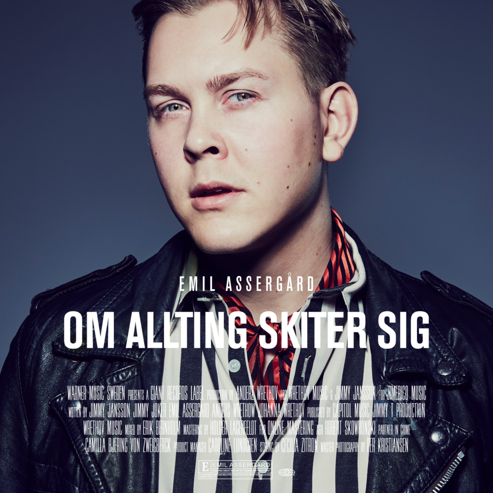 Album cover art for "Om Allting Skitet Sig" by Emil Assergård