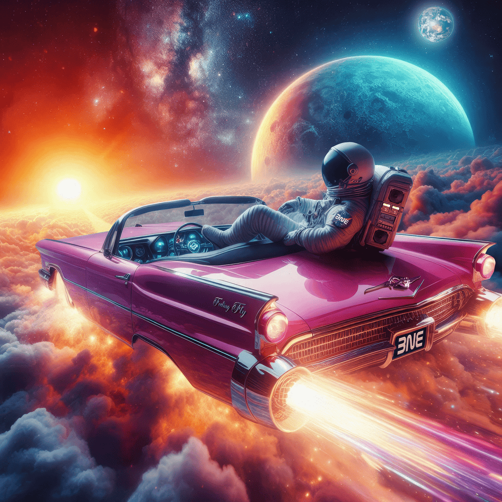 Album cover art for "Feeling Fly" by Bliss n Eso