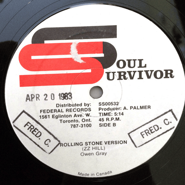 Album cover art for "Rolling Stone" by Owen Gray
