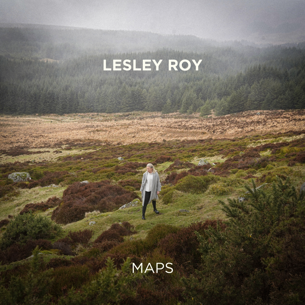 Album cover art for "Maps" by Lesley Roy