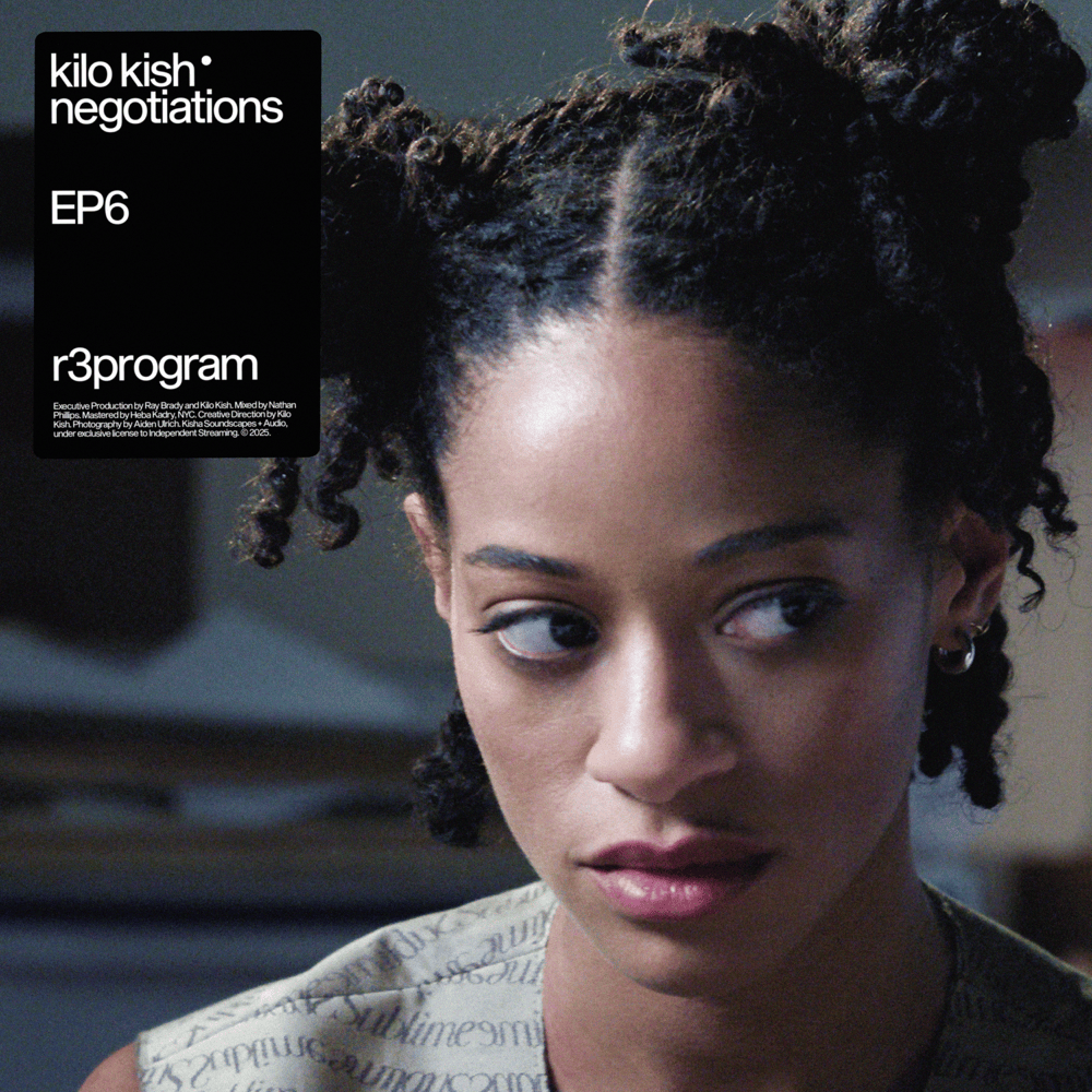 Album cover art for "reprogram" by Kilo Kish