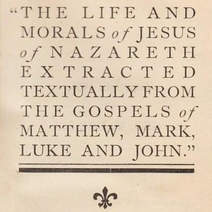 The Life and Morals of Jesus of Nazareth (Chap. 2) by Thomas Jefferson