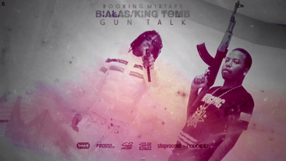 Album cover art for "Gun Talk" by Białas