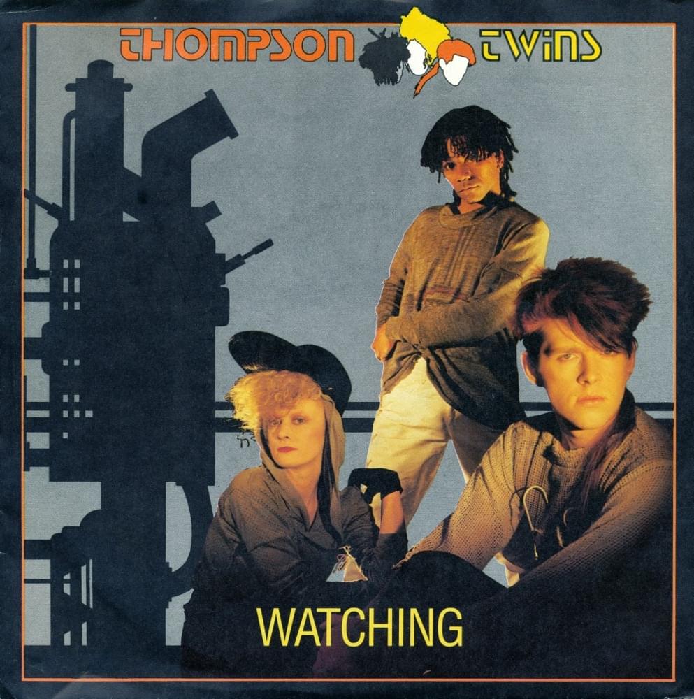 Album cover art for "Watching" by Thompson Twins