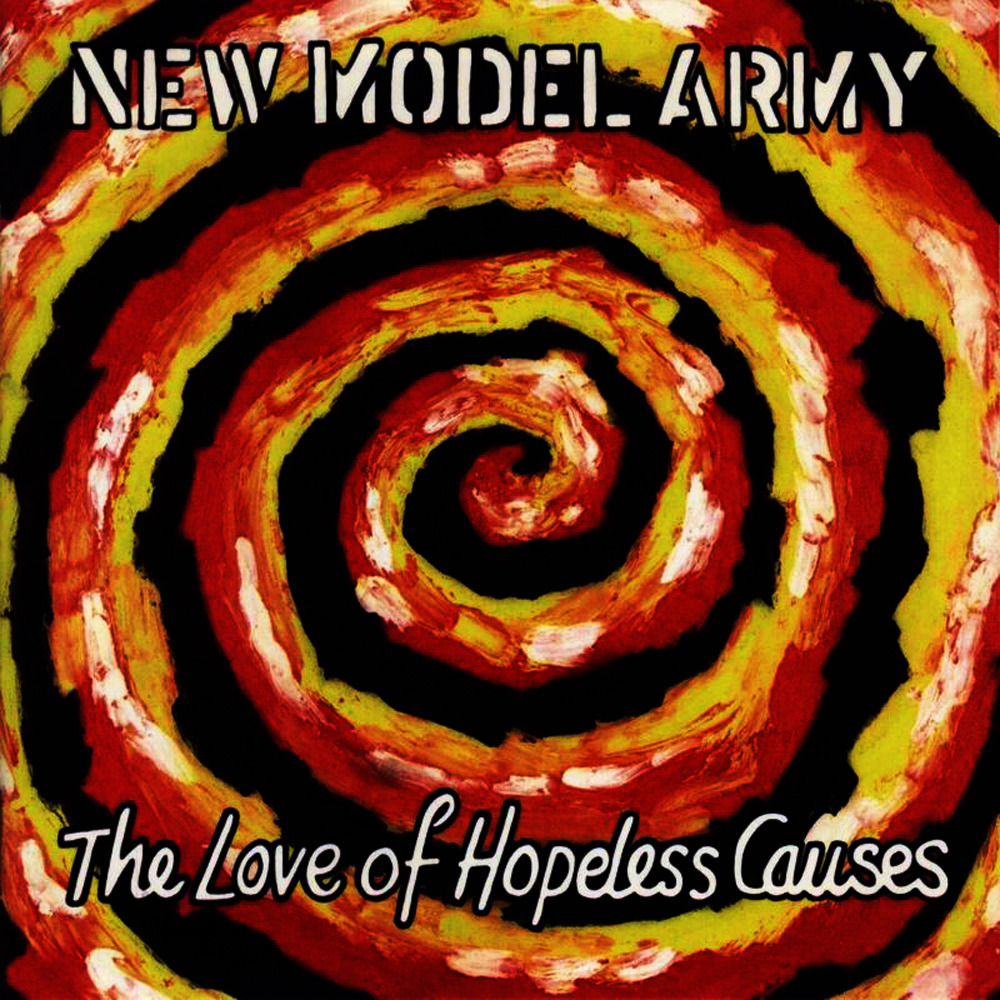 Album cover art for "Here Comes The War" by New Model Army