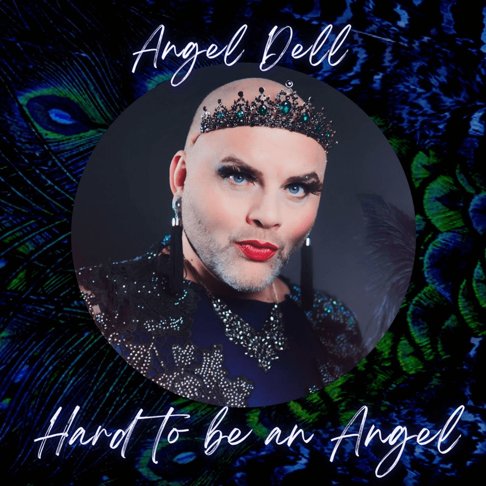 Album cover art for "Hard to be an Angel" by Angel Dell