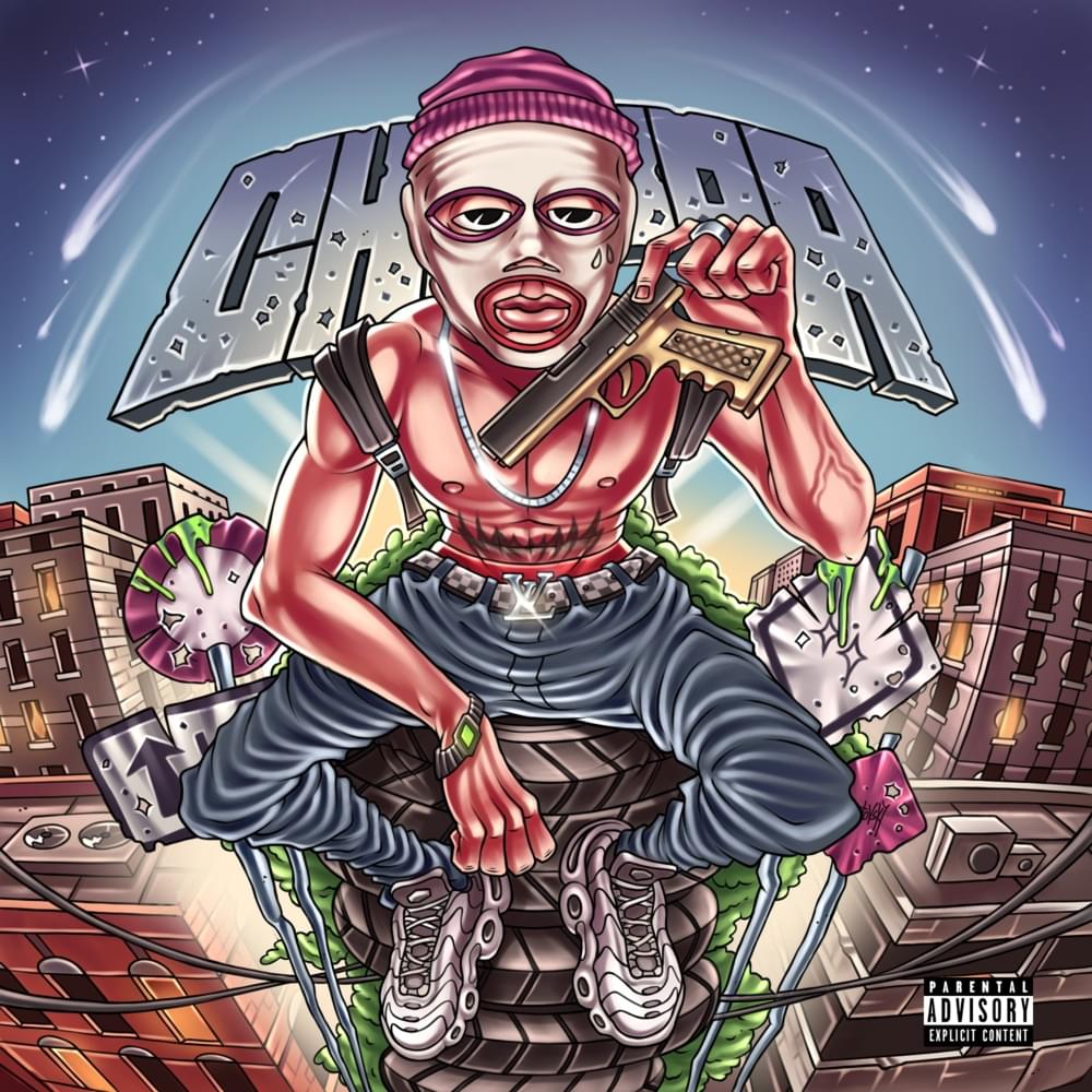 Album cover art for "Choppa" by Candy Flip Boy