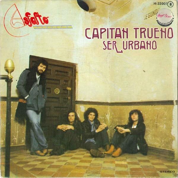Album cover art for "Capitán Trueno" by Asfalto