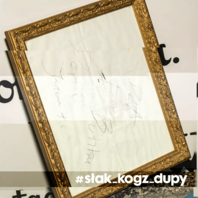 Album cover art for "Słak Kogz Dupy" by Tede