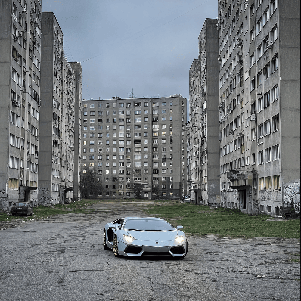 Album cover art for "City Gang" by Azet