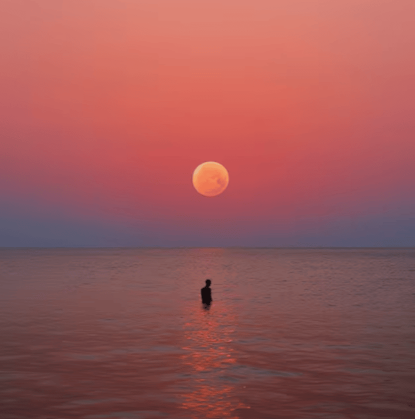Album cover art for "Sunset Ain’t Gonna Watch Itself" by Nic D