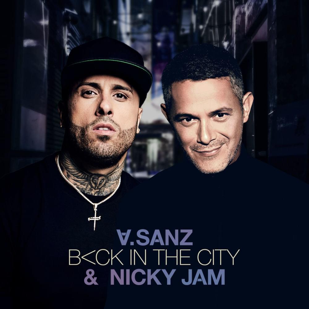 Album cover art for "Back In The City" by Alejandro Sanz