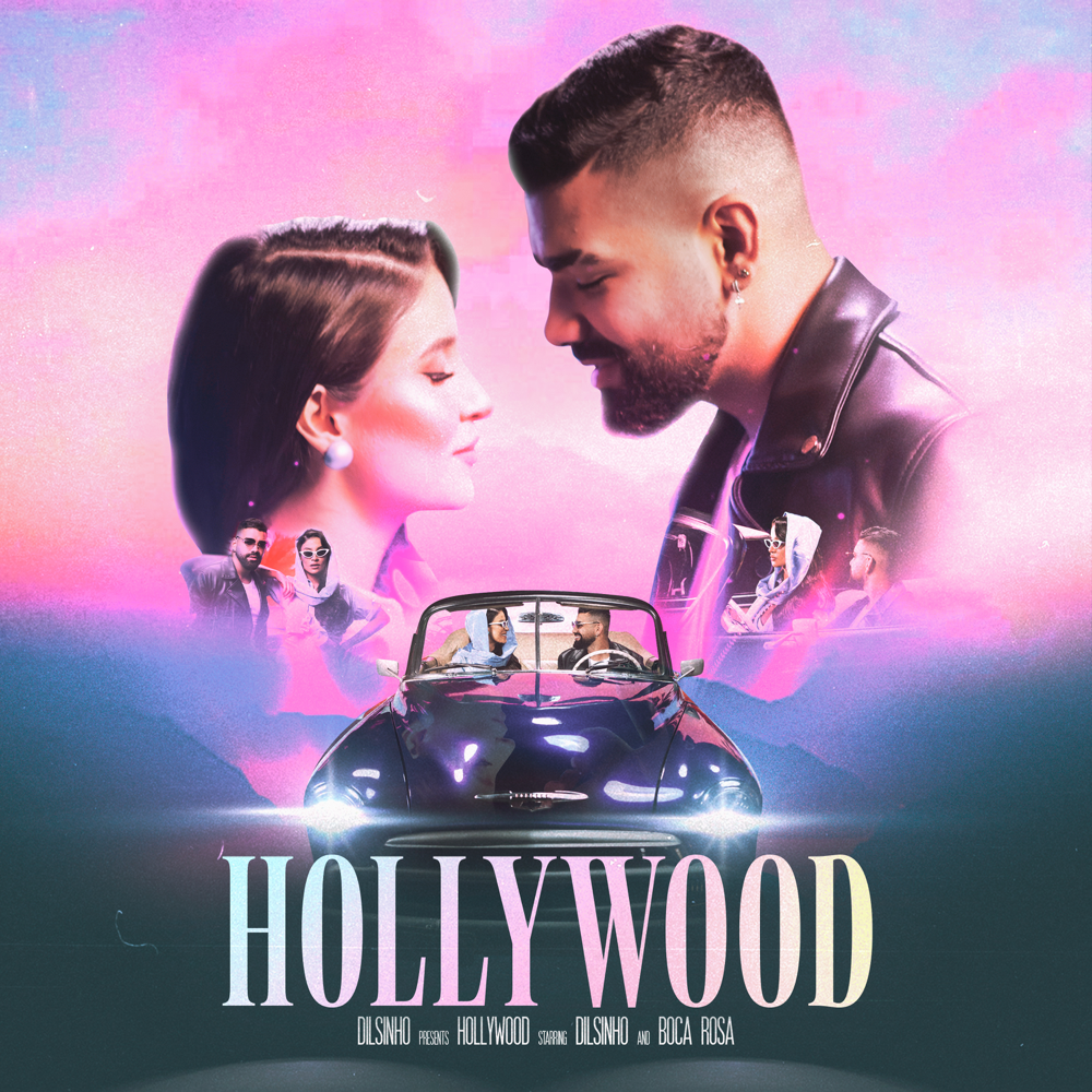 Album cover art for "Hollywood" by Dilsinho