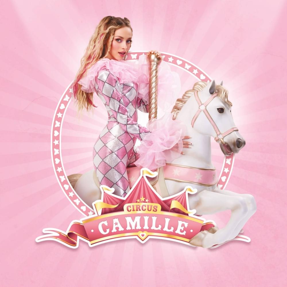 Album cover art for "Ik Werk Eraan" by Camille Dhont