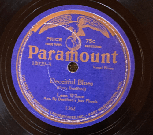 Album cover art for "Deceitful Blues" by Lena Wilson