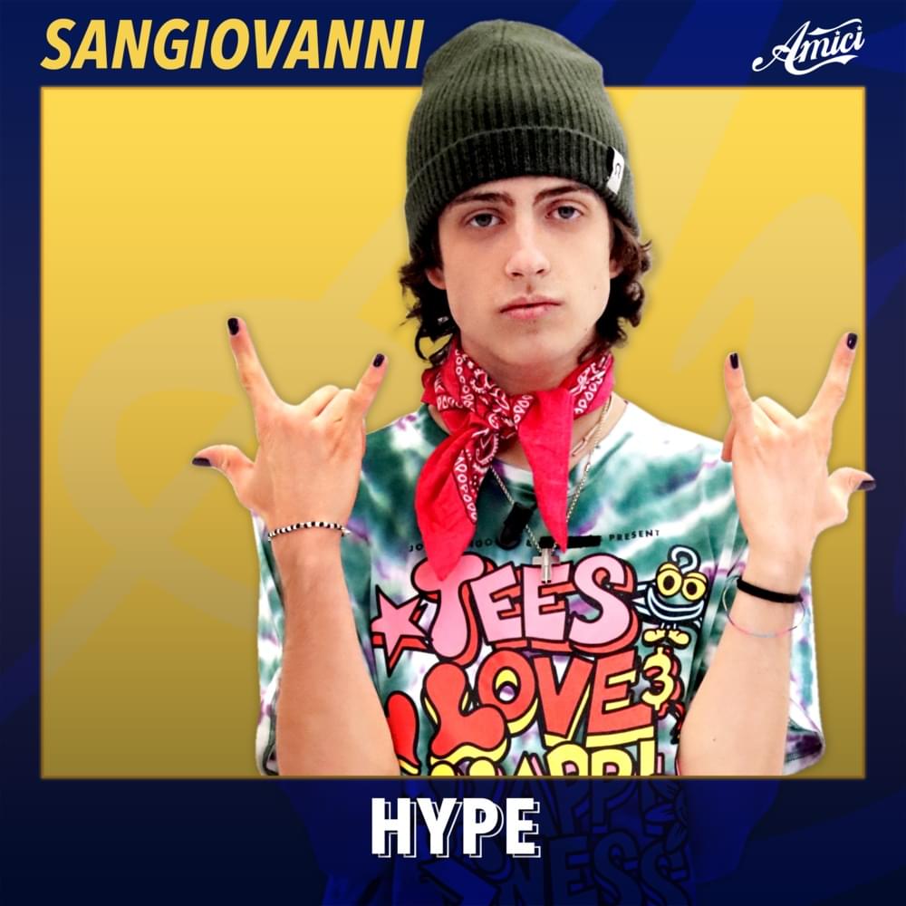 Album cover art for "hype" by sangiovanni