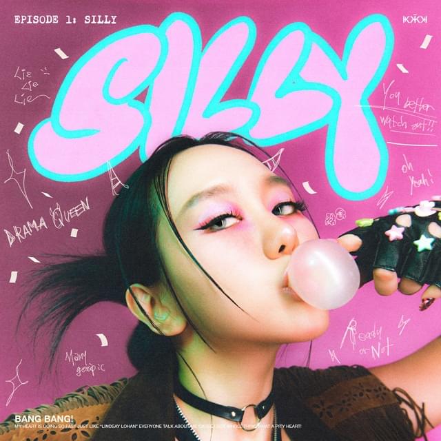 Album cover art for "Bounce Back" by Silly Silky (실리실키)