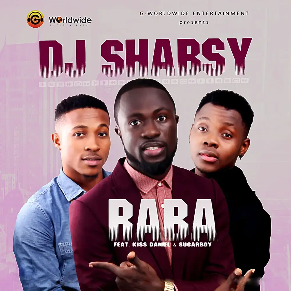 Album cover art for "Raba" by DJ Shabsy & Sugarboy & Kizz Daniel