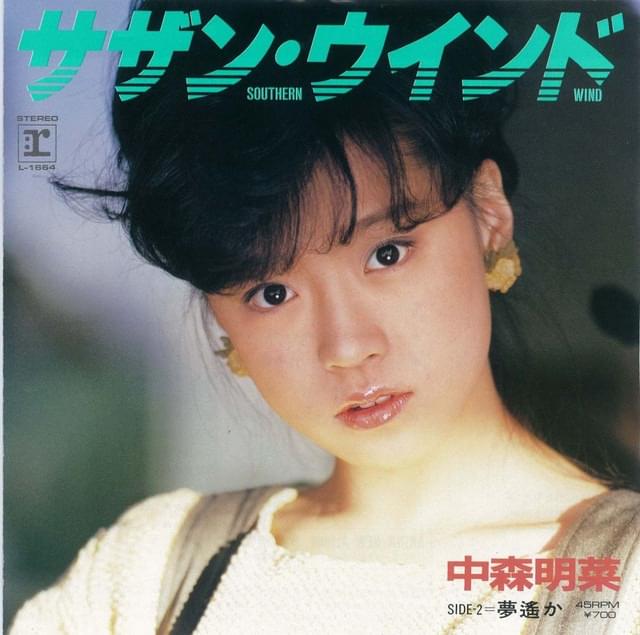 Album cover art for "サザン・ウインド (Southern Wind)" by 中森明菜 (Akina Nakamori)