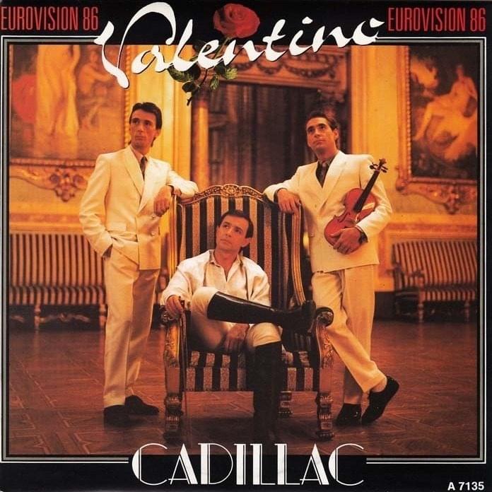 Album cover art for "Valentino" by Cadillac (Band)