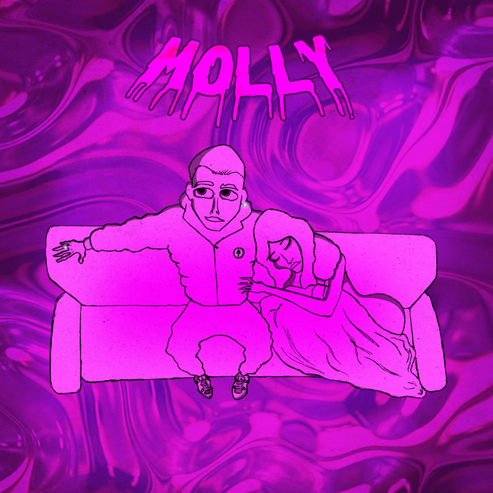 Album cover art for "MOLLY" by ‎Rusina