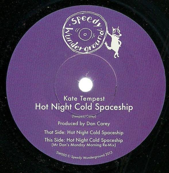 Album cover art for "Hot Night Cold Spaceship" by Kae Tempest