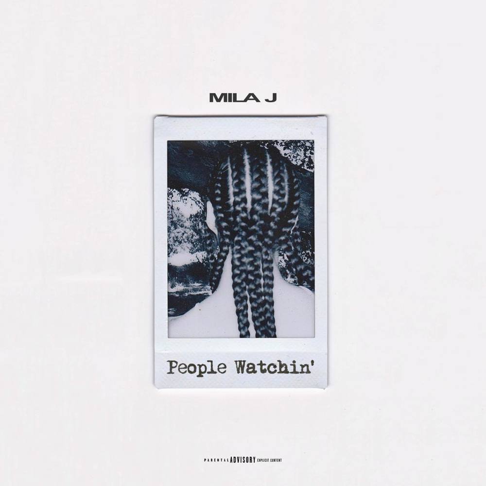 Album cover art for "People Watchin’" by Mila J