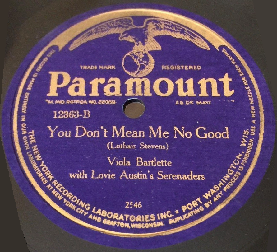 You Don’t Mean Me No Good by Viola Bartlette