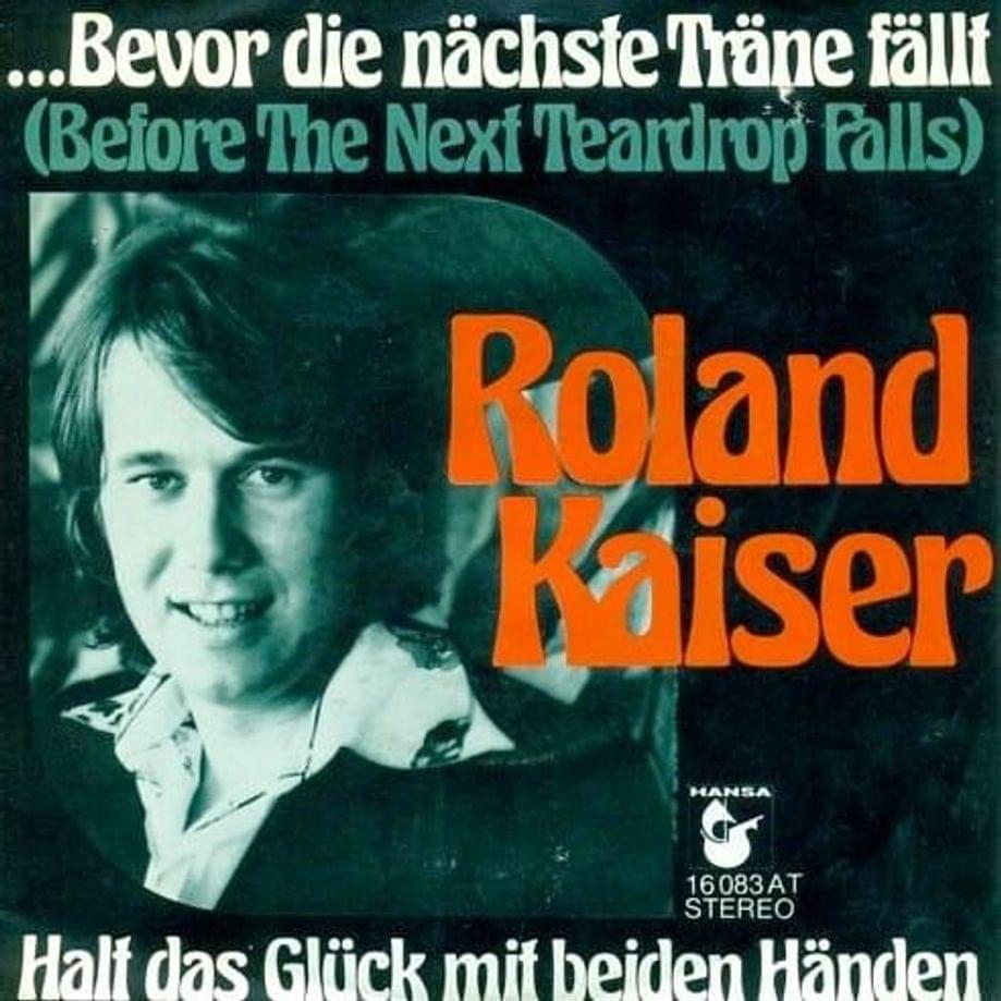Album cover art for "Bevor die nächste Träne fällt (Before The Next Teardrop Falls)" by Roland Kaiser