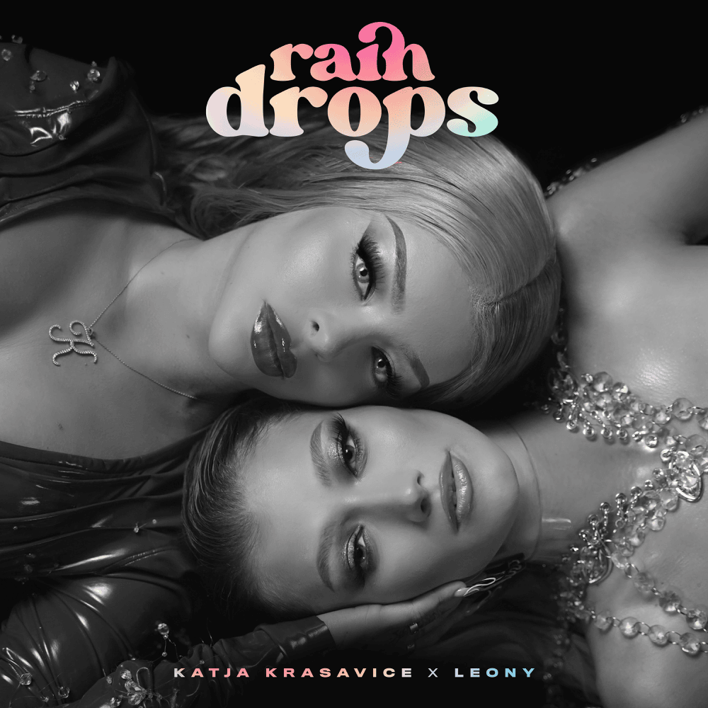 Album cover art for "Raindrops (Intl. Version)" by Katja Krasavice