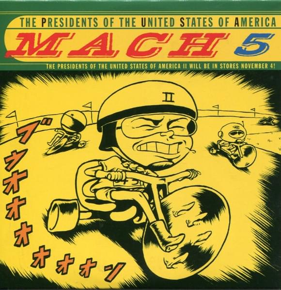 Album cover art for "Mach 5" by The Presidents of the United States of America