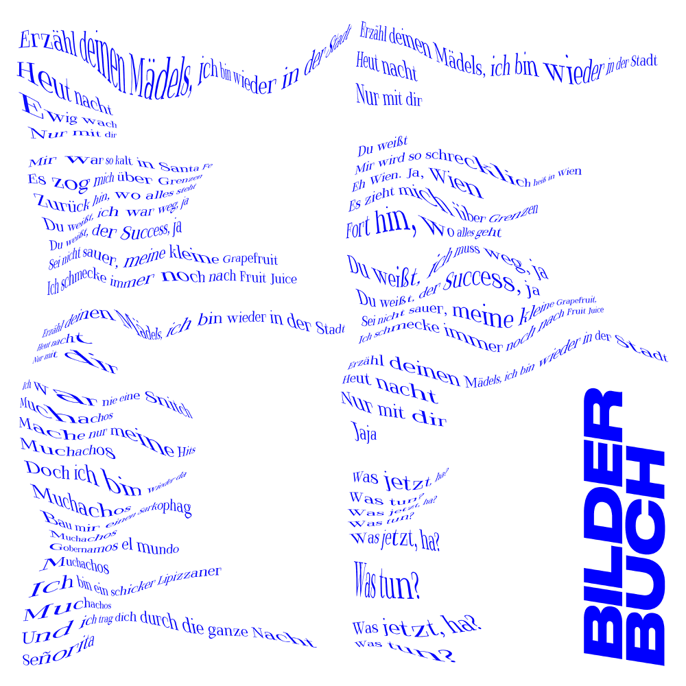 Album cover art for "Erzähl Deinen Mädels Ich Bin Wieder In Der Stadt" by Bilderbuch