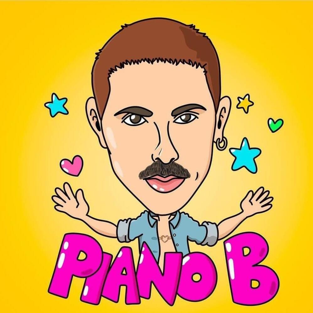 Album cover art for "PIANO B" by Don Joe & 18K