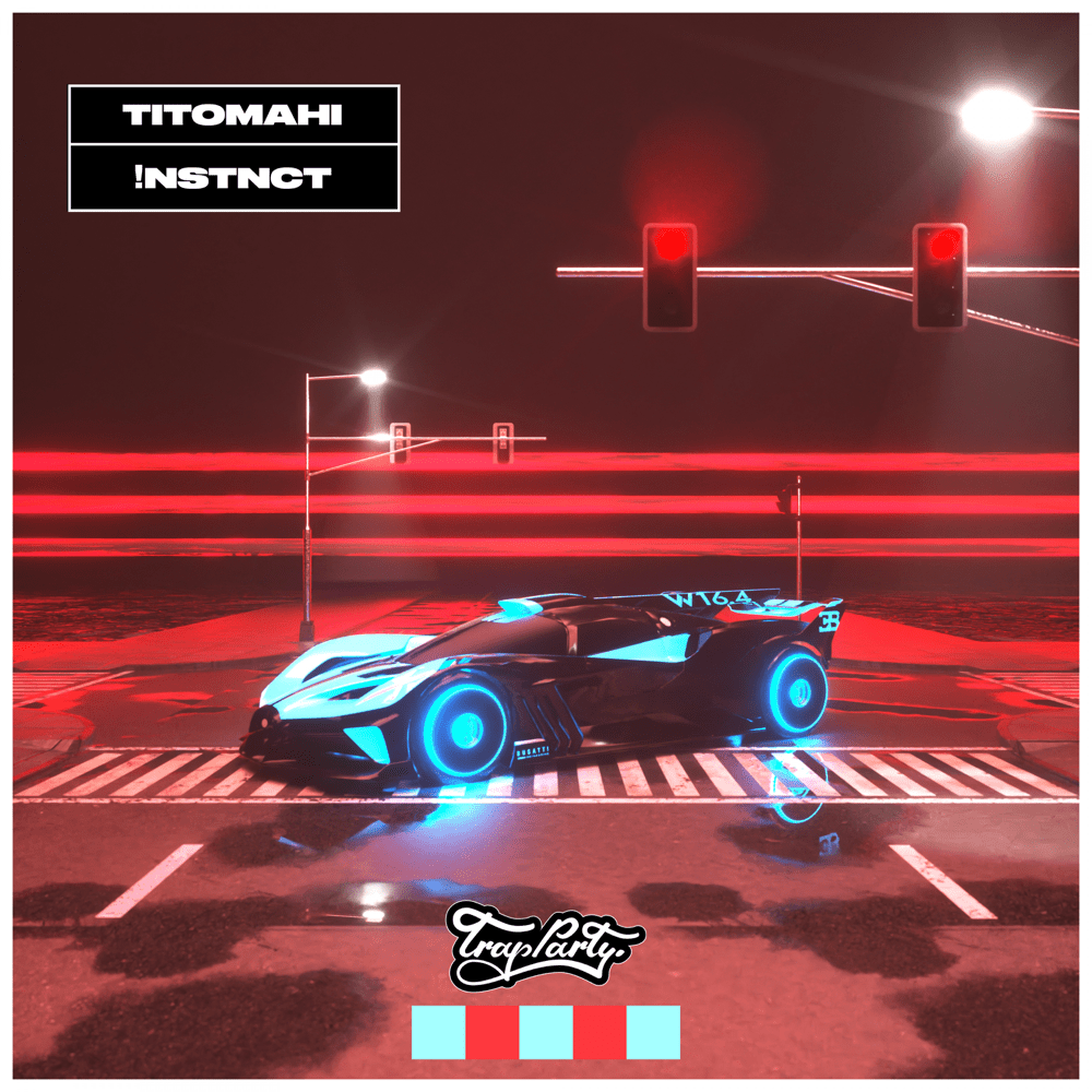 Album cover art for "!NSTNCT" by Titomahi