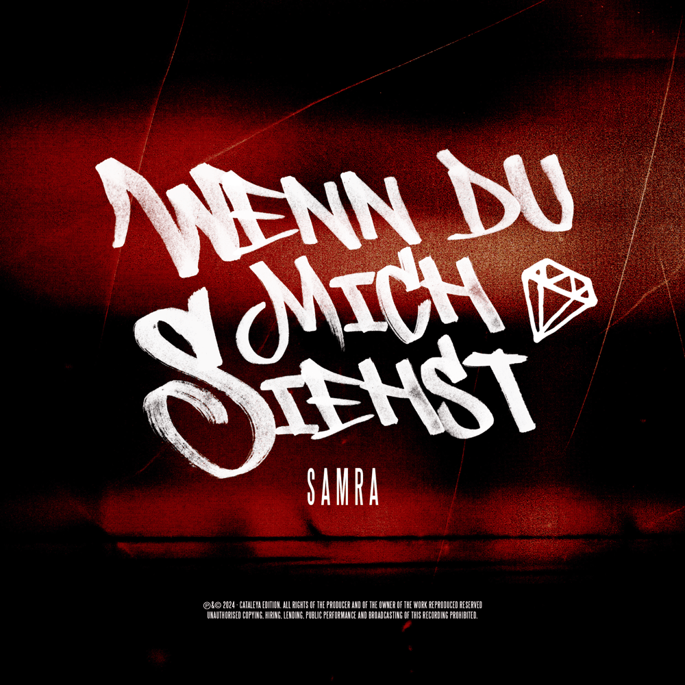 Album cover art for "Wenn du mich siehst" by Samra