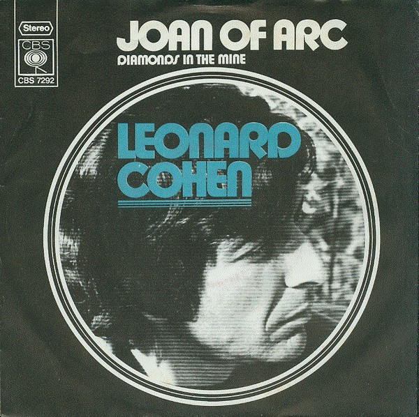 Album cover art for "Joan of Arc" by Leonard Cohen