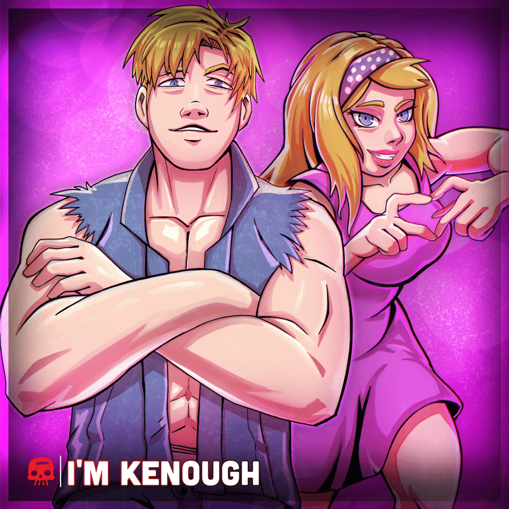 Album cover art for "I’m Kenough" by JT Music