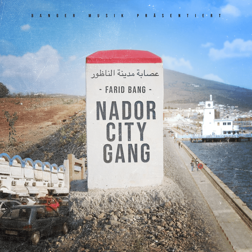 Album cover art for "NADOR CITY GANG" by Farid Bang