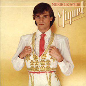 Album cover art for "Morir de amor" by Miguel Bosé
